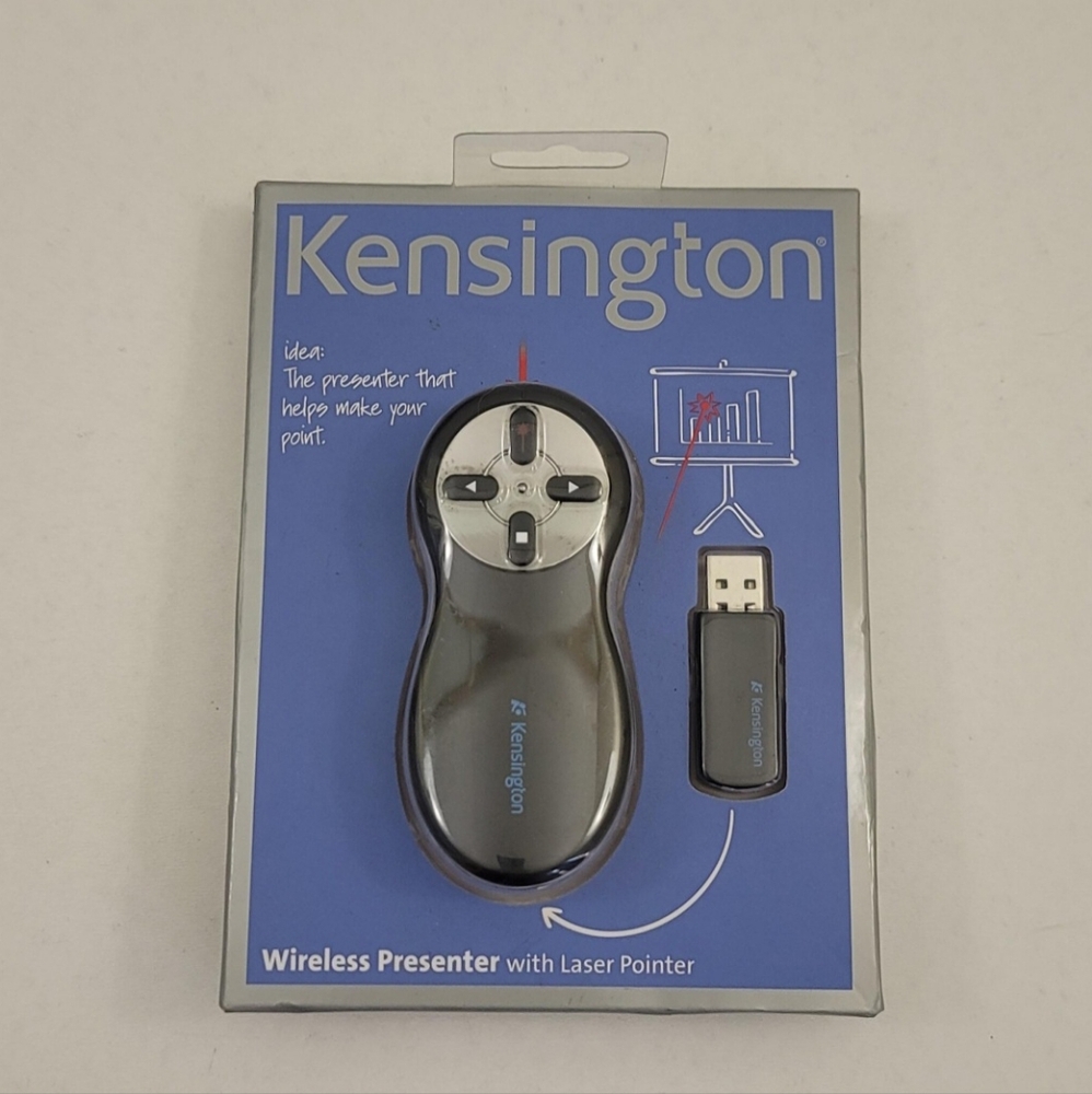 Kensington Wireless Presenter with Laser Pointer Brand New!